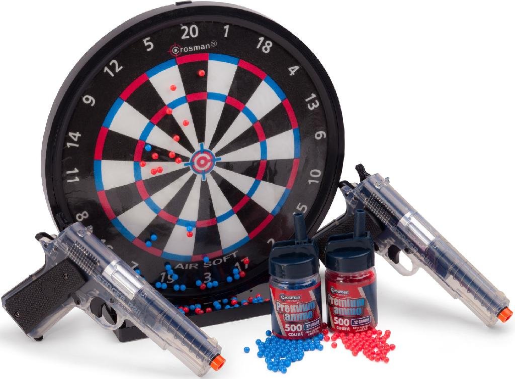 Crosman Stinger Challenge Kit Clear/Black Pistol/Target