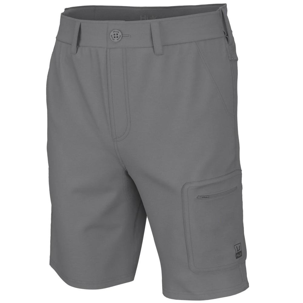 Huk H2000171-032-XXL Next Level 10.5" Shorts Overcast Grey 2XL - Marolina DBA HUK