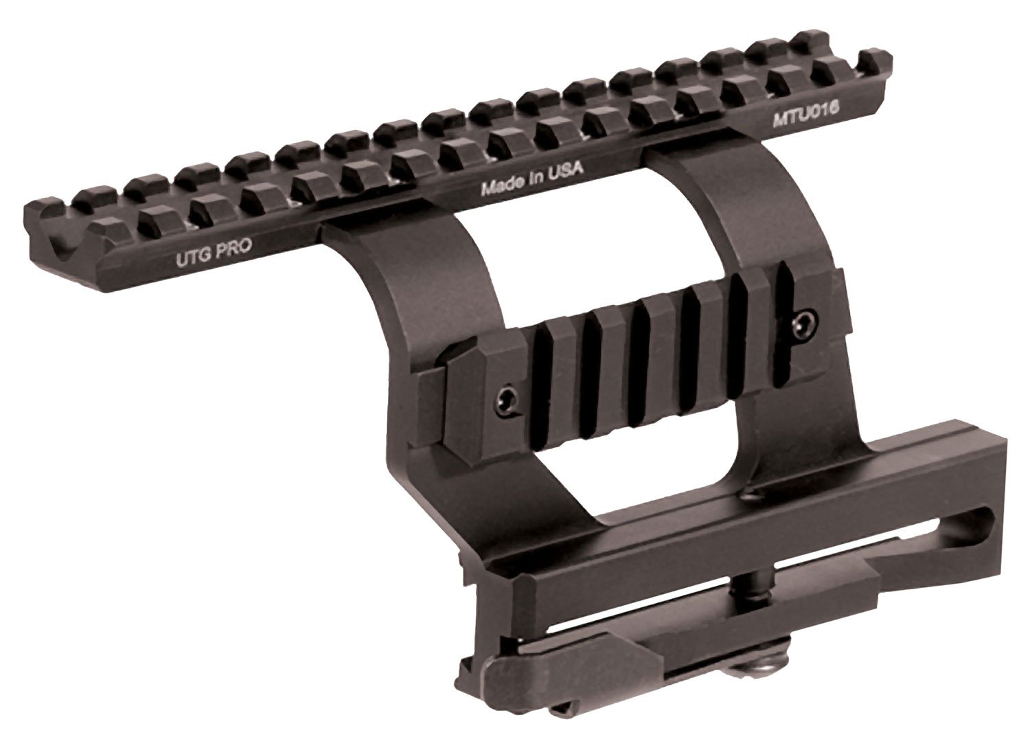 Leapers UTG Pro MTU016 Side Mount for AK Black Aluminum 16 Slots