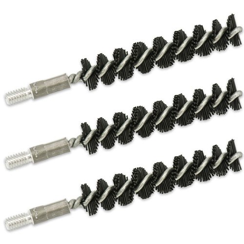 Bore Tech 3/PK NYLON RIFLE BRUSH .35 CAL 8/32 M THR - Bore Tech