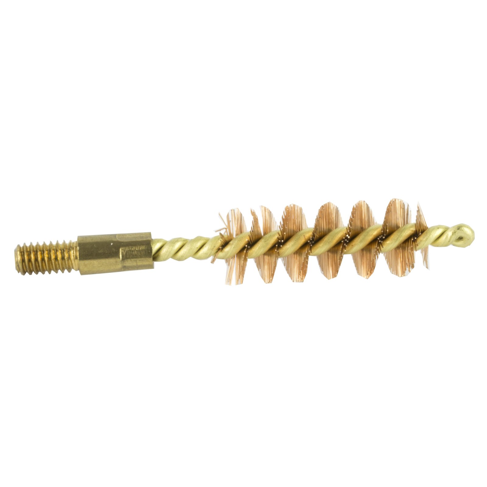 Pro-Shot 9P Bore Brush 9mm Pistol #8-32 Thread Bronze Bristles Brass Core - Pro-Shot Products - 9MM