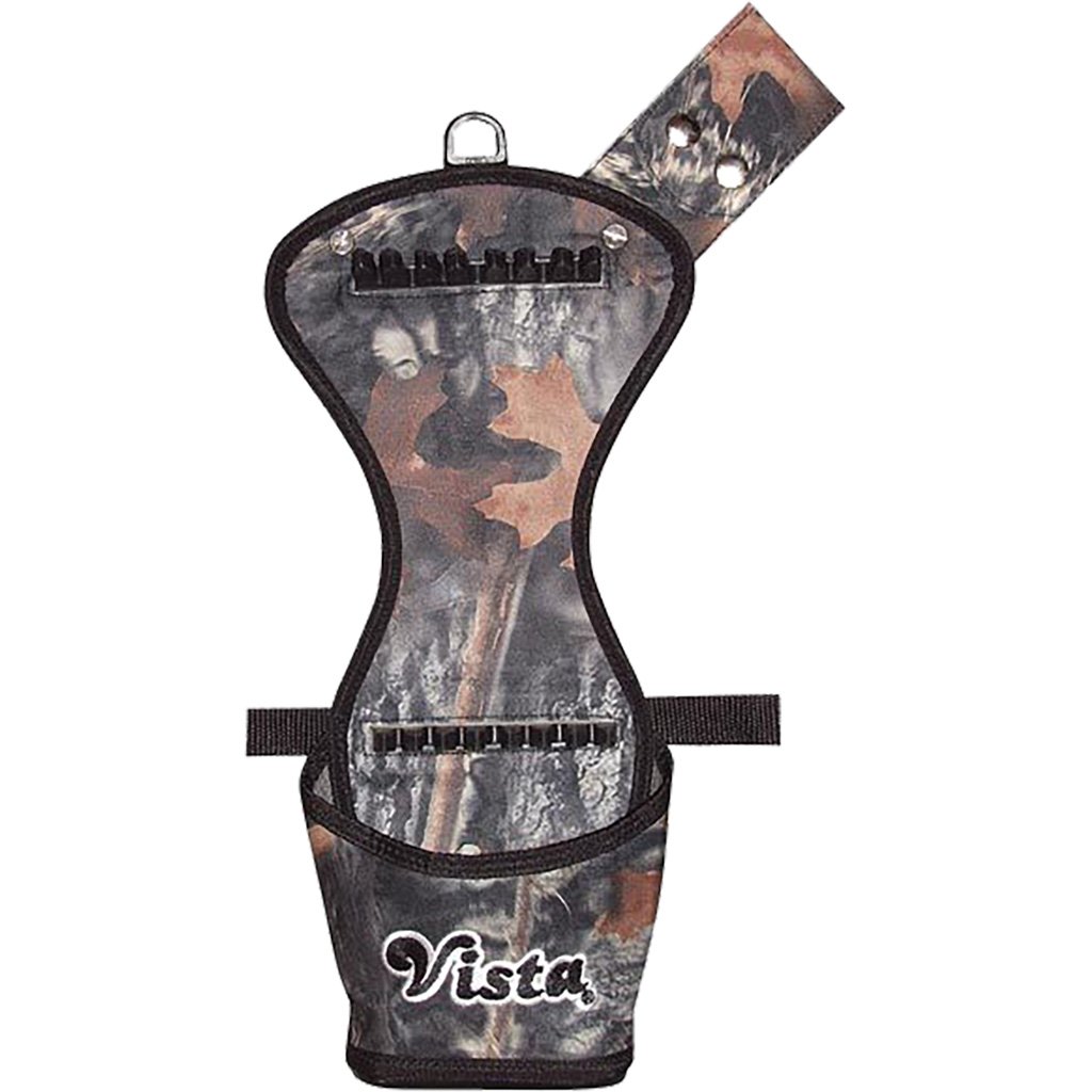 Vista 4277CM Predator Broadhead Side Quiver Camo RH/LH, Holds 4 Arrows