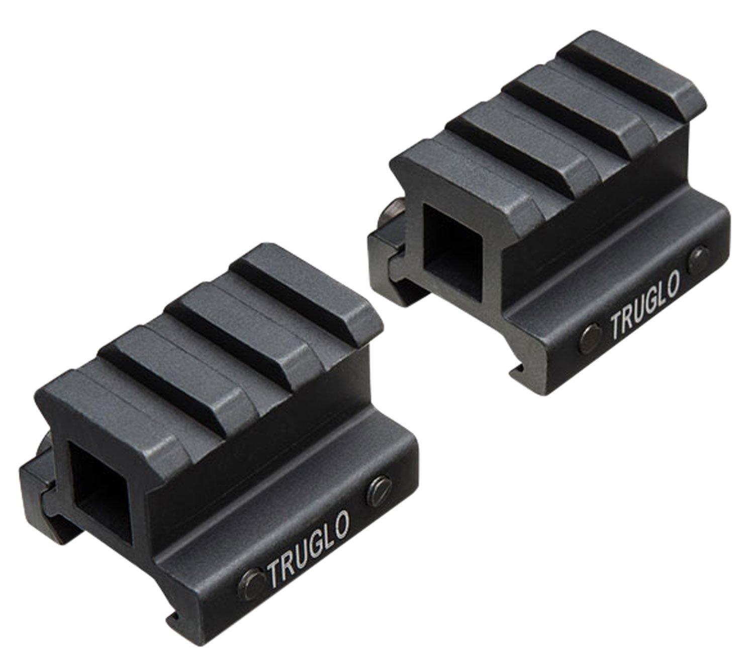 TruGlo TG-8982B Riser Mount, Picatinny, 3/4 inch, 2-pcs