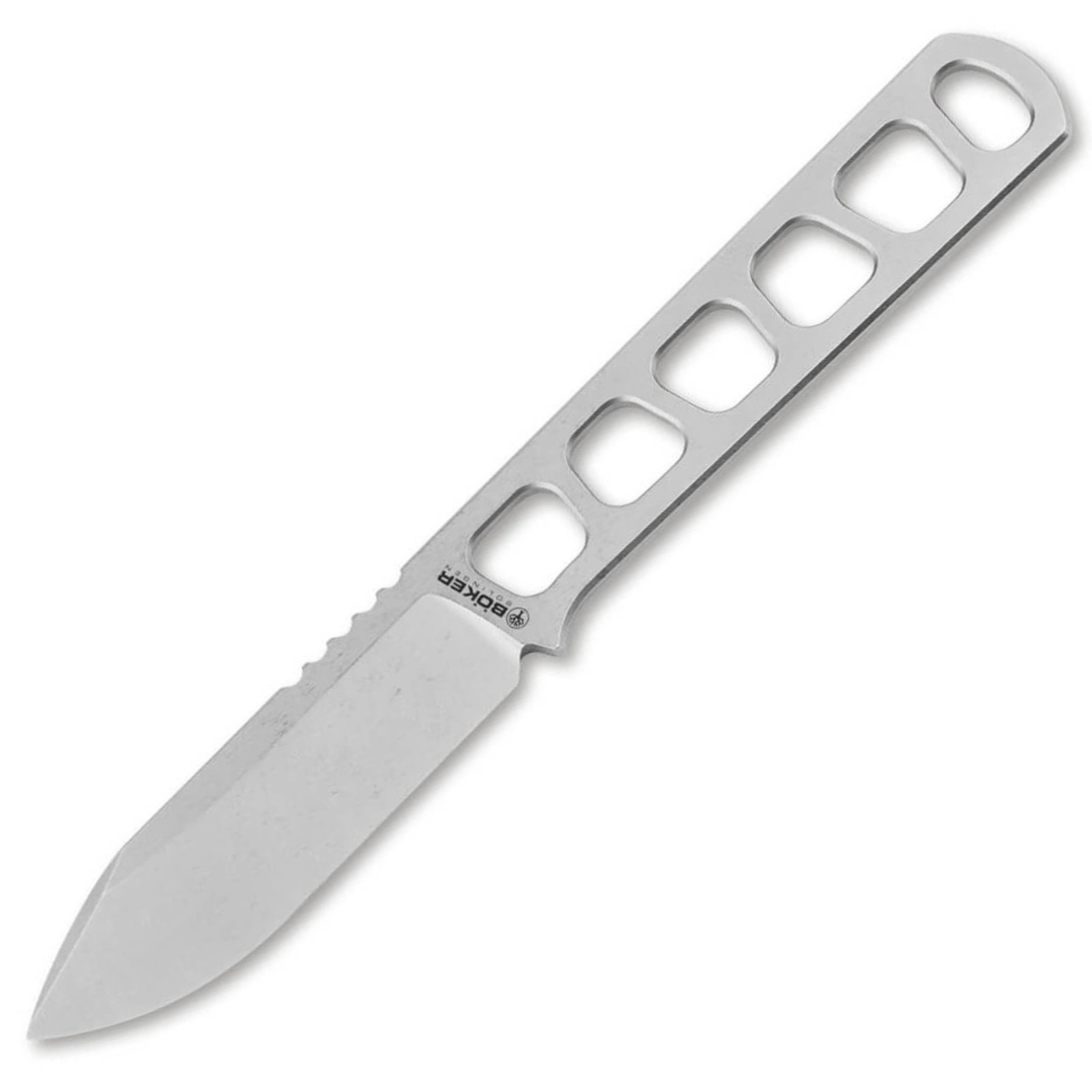 BOKER BFF PACKLITE 2.6 DROP PLAIN GRAY/STEEL - Boker
