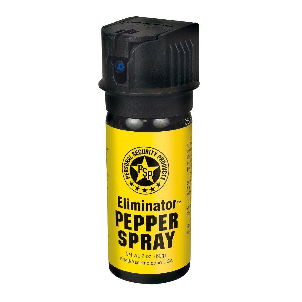 Eliminator Flip Top Pepper Spray: Non-Lethal Defense with Dye Marker, 12-15 ft Range - Personal Security Products