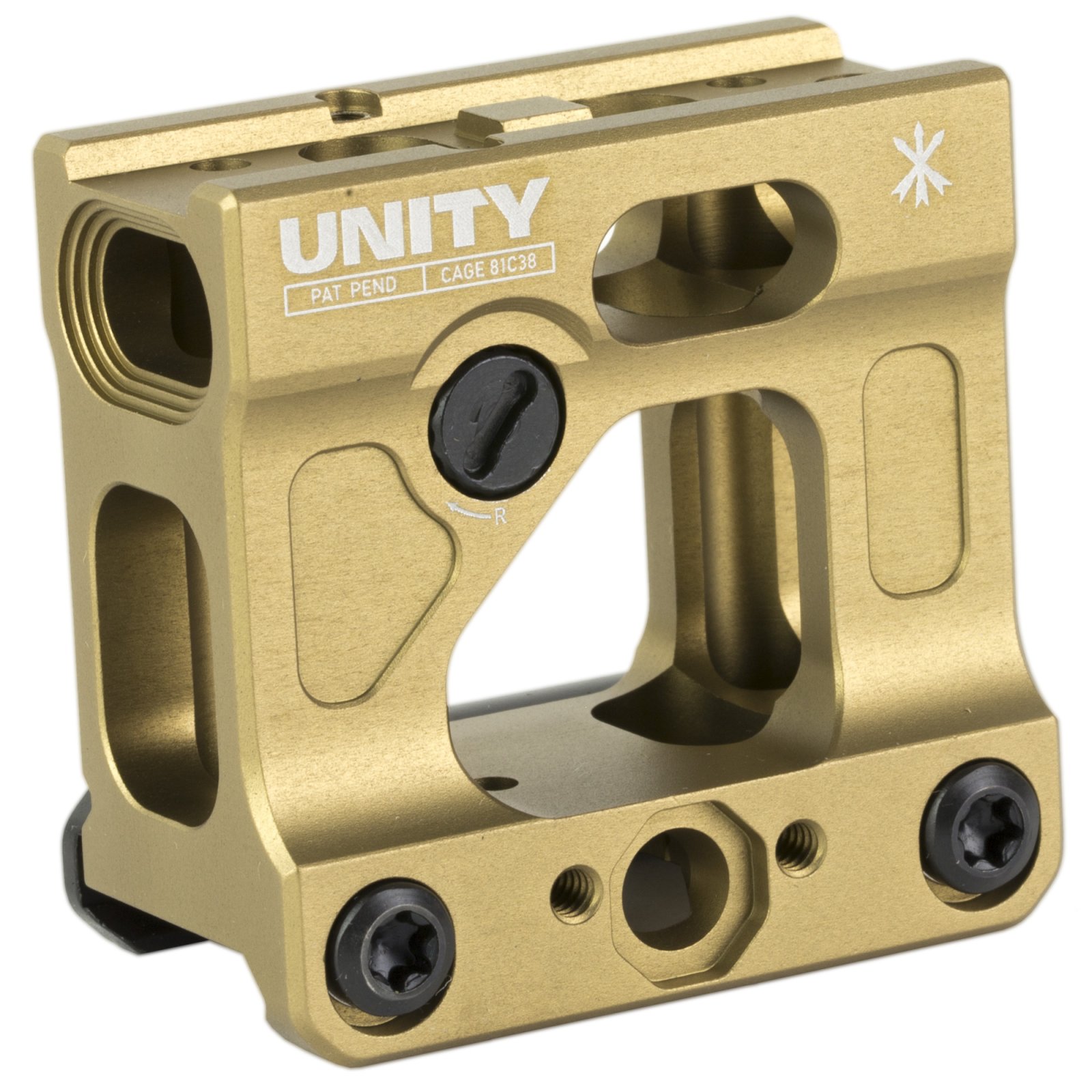 Unity Tactical FSTMICF Fast Micro Mount, Flat Dark Earth, 7075 T6 Aluminum