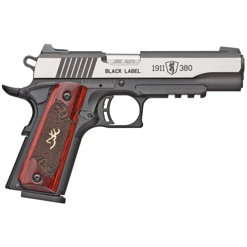 Browning Black Label Med Pro 1911 Compact Semi-Auto Pistol .380ACP 3.58" Ba