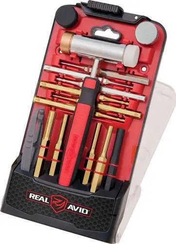 Real Avid AVHPS-B Accu-Punch Set Brass/Nylon/Steel with Case - Real Avid