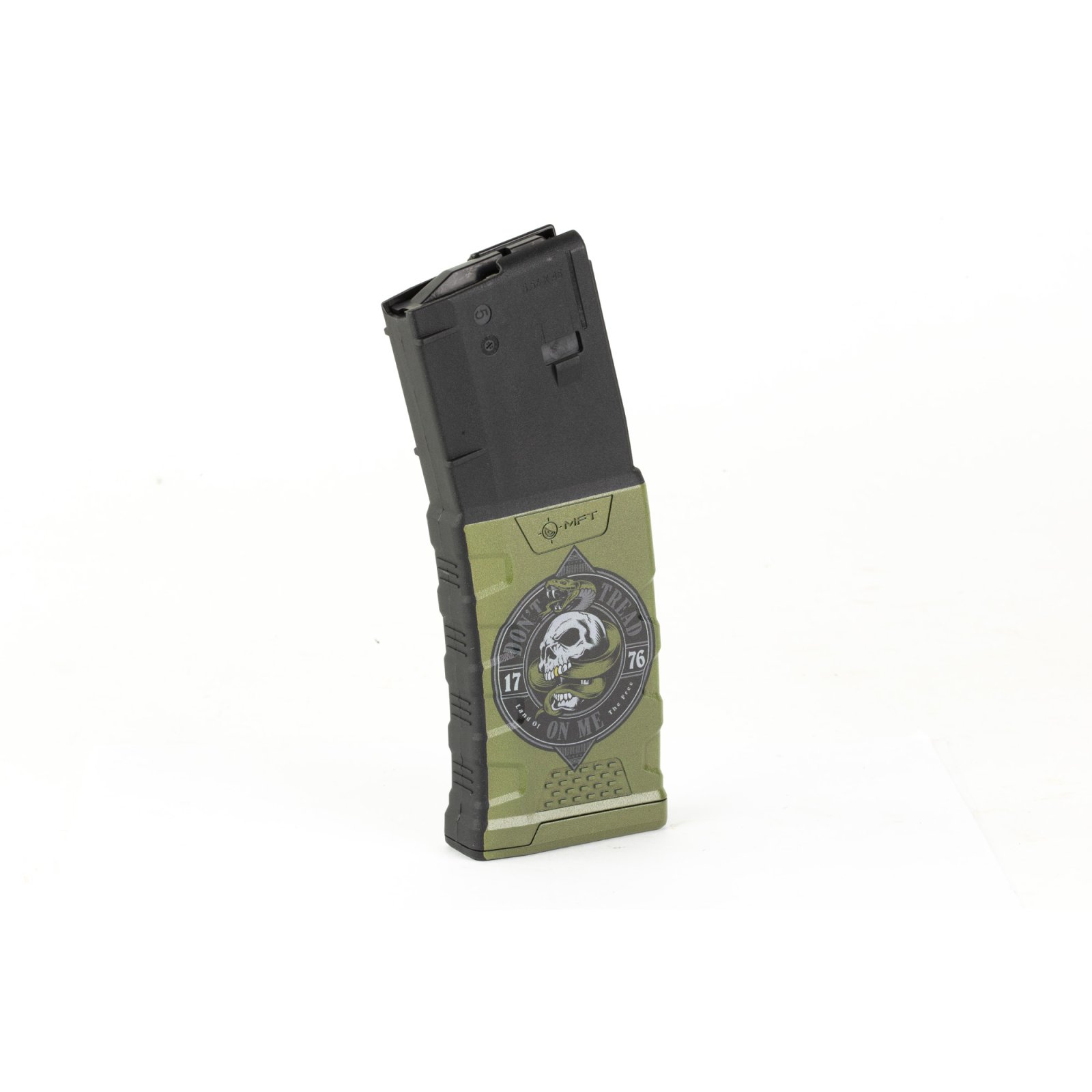 MFT Extreme Duty Polymer Mag Dont Tread on Me 30 rd. 5.56x45mm-223 Rem.-...