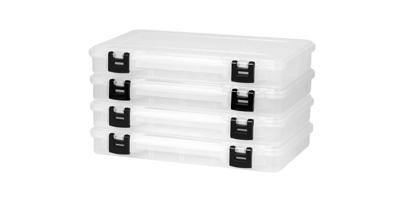 Plano PLASM374 4-Pack 3700 Stowaways Storage Boxes