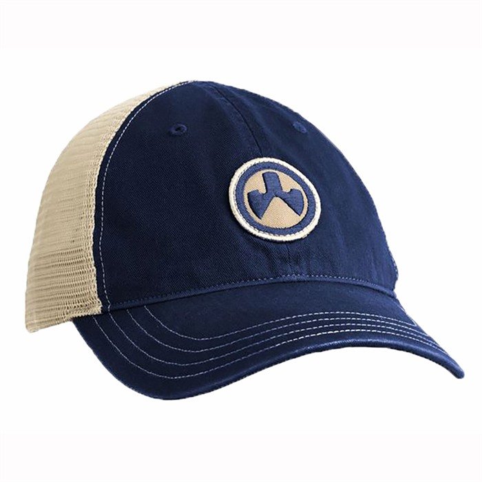 Magpul MAG1105-412 Icon Patch Trucker Hat Navy/Khaki, Adjustable Snapback - Magpul Industries