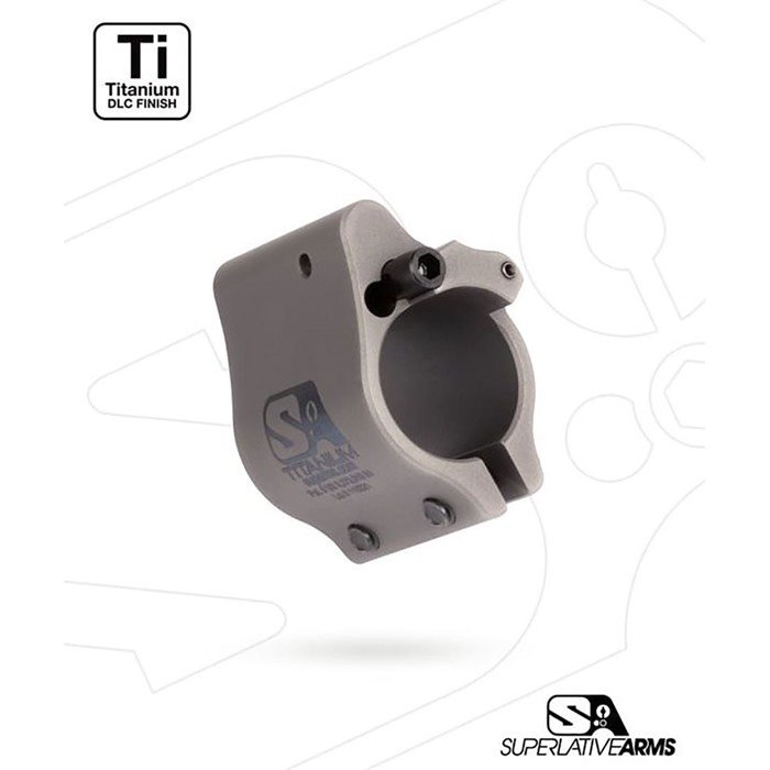 Buy Superlative Arms SABO-DI-936CGT AR-15 Titanium Adjustable Gas Block .936" Gray online