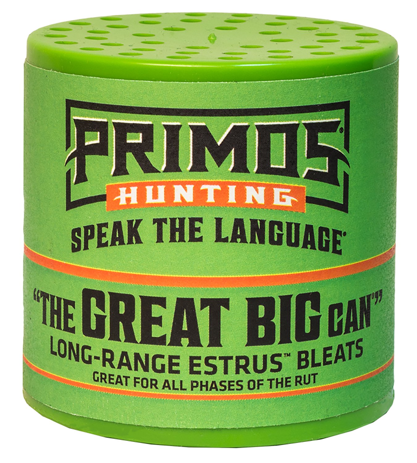 Primos 738 The Great Big Can Doe Bleat Attracts Deer Green Plastic - Primos - DEER