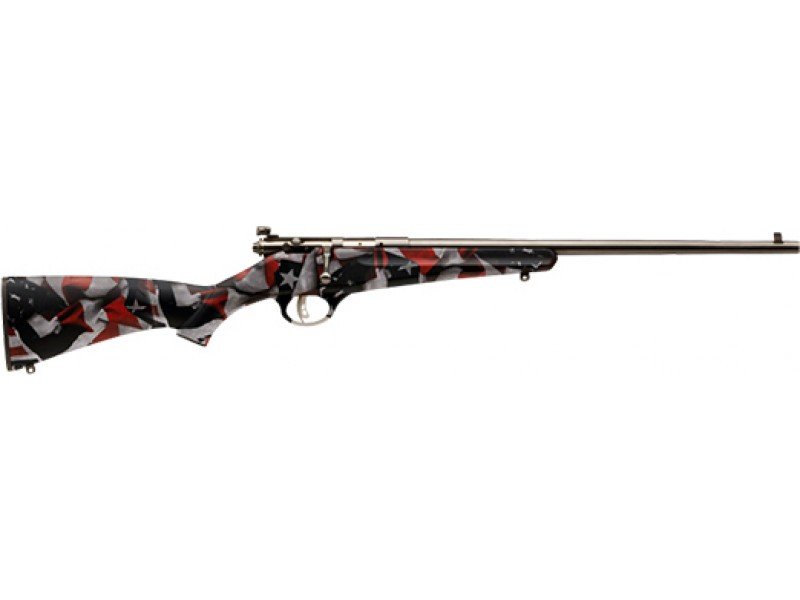Savage Rascal 13801 22 LR Bolt Action 16.13 in Blued 1rd Synthetic Stock