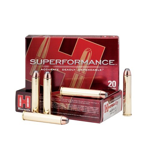 Hornady 82453 Superformance 444Marlin 265gr InterLock Flat Point 20 Per...