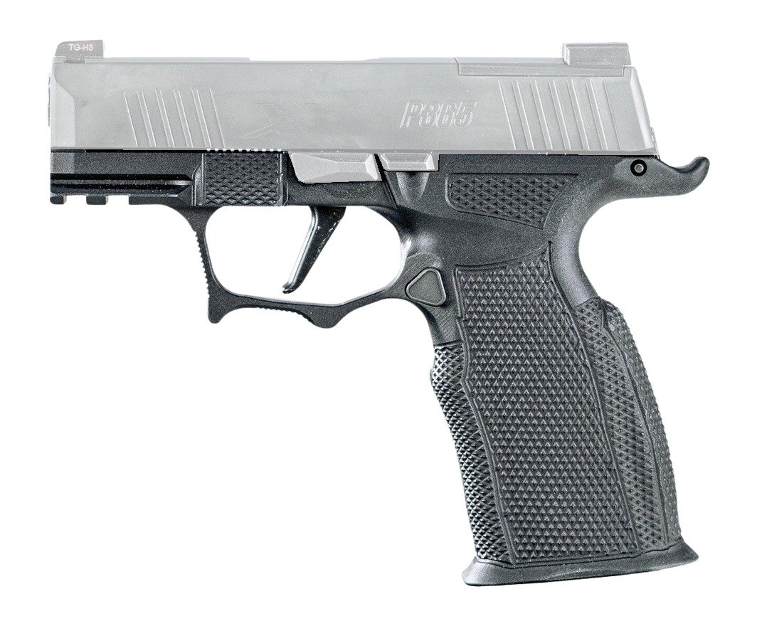 ICARUS Precision A.C.E. 365 Sub Macro Grip Module for SIG P365 - Black Aluminum - ICARUS Precision
