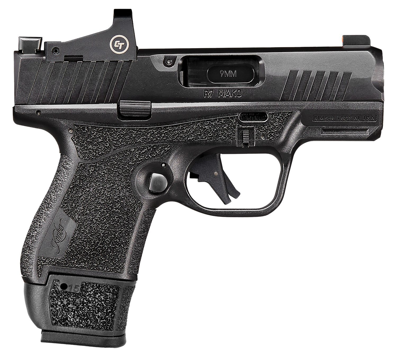 Kimber Mfg.inc 3800035 R7 Mako OR Bundle 9mm 15+1 3.37" FNC Stainless