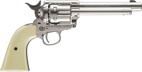 RWS COLT SAA PEACEMAKER AIR PISTOL .177/BB CO2 NICKEL - Umarex - .177