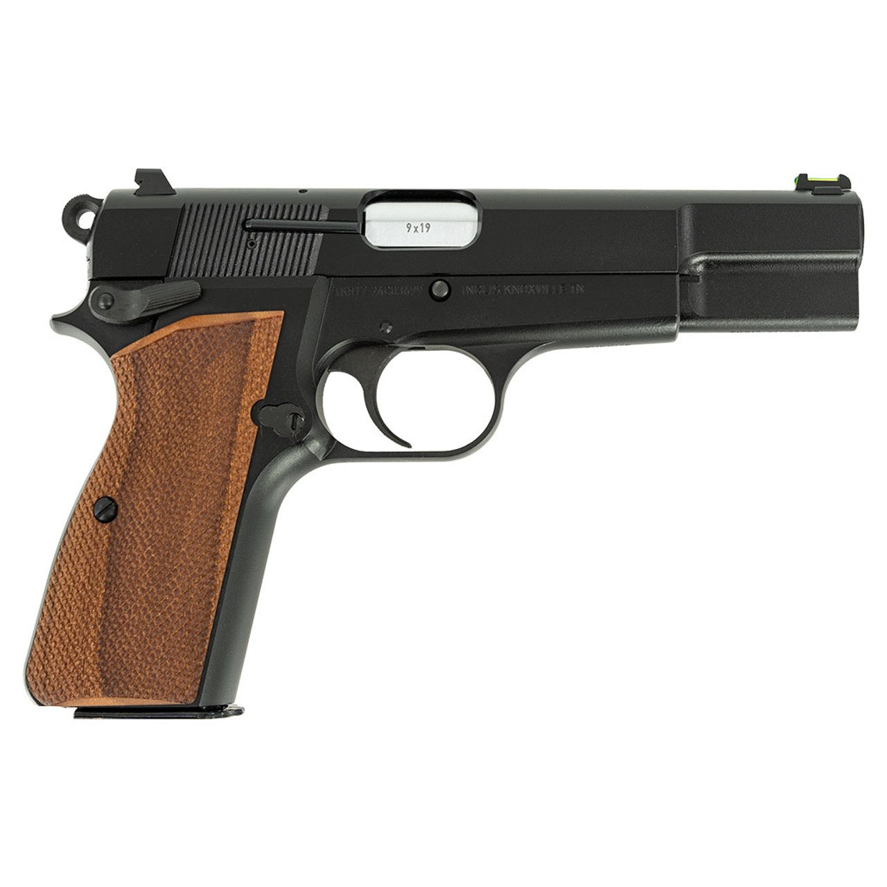 MAC 12000009 P-35 9mm Luger 15+1 4.70" Black Steel Barrel Chrome... - MAC - 9mm