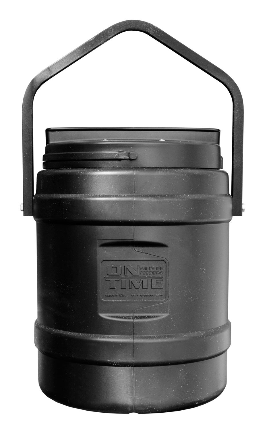 On Time 73000 Rice Bran Feeder 10 Gal, 1-6 Feedings, Vibration Tech