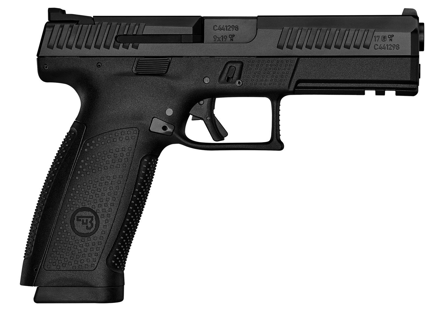 CZ P-10 F 9mm Pistol Blk 4.5" Barrel 10rd - CZ-USA - 9mm