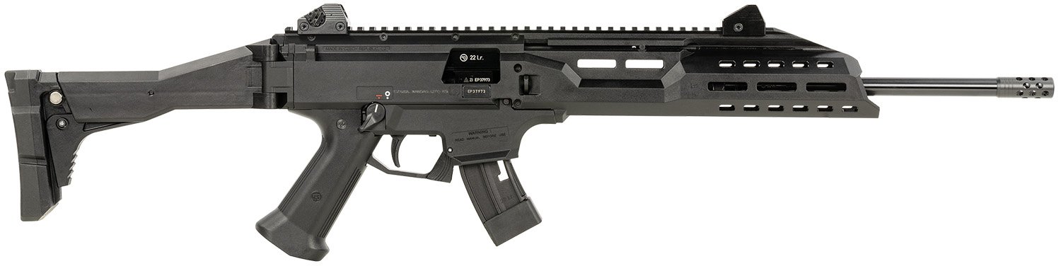 CZ-USA 91368 Scorpion EVO 3 22 LR 10+1 16" Black Threaded Steel Barrel