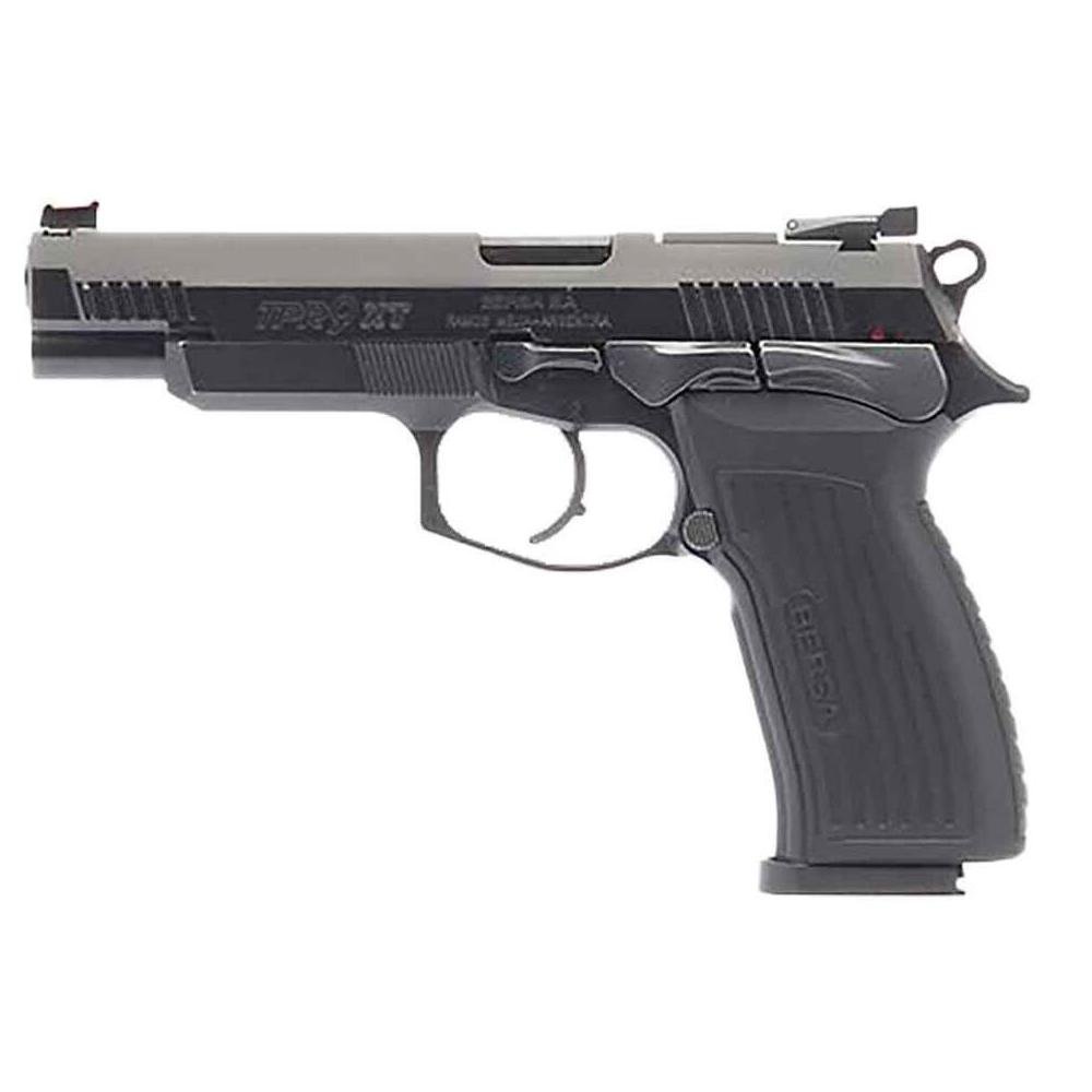 Bersa TPR9XT Semi-Auto Pistol 9MM 17+1 Fiber Optic Sights Matte Black - Bersa - 9MM LUGER