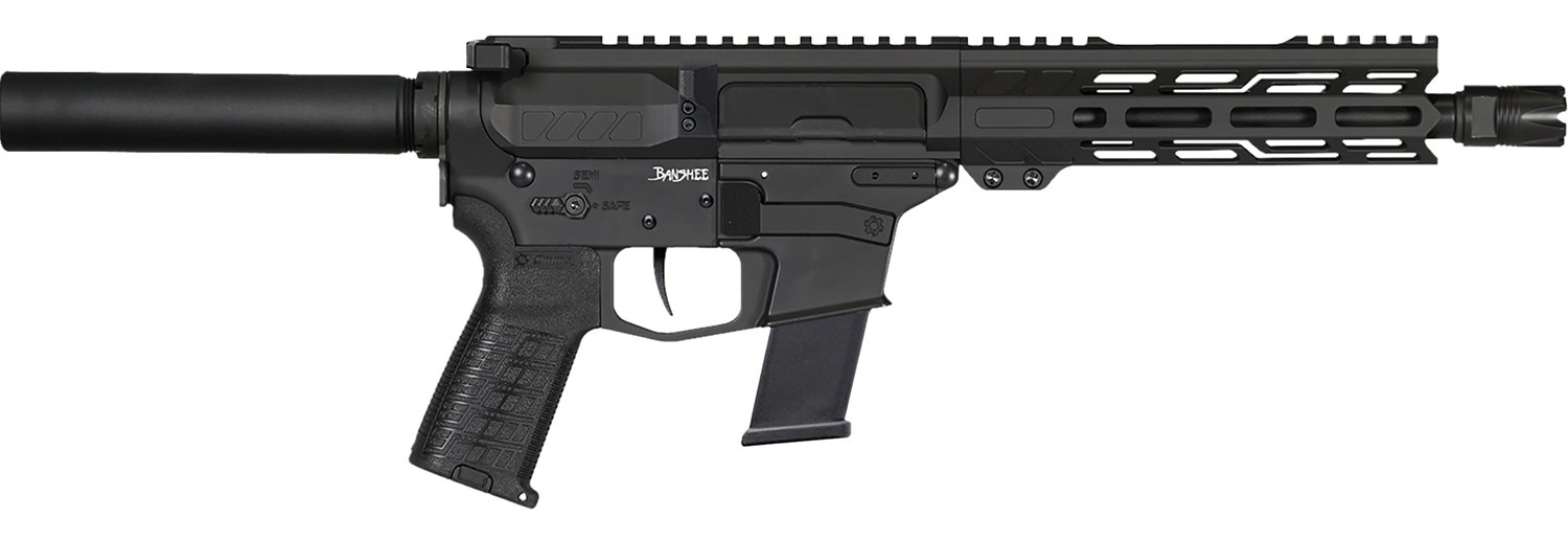 CMMG 10AE30F-AB Banshee Mk10 10mm 8" 30-Rd Pistol Tube Black - CMMG - 10MM AUTO