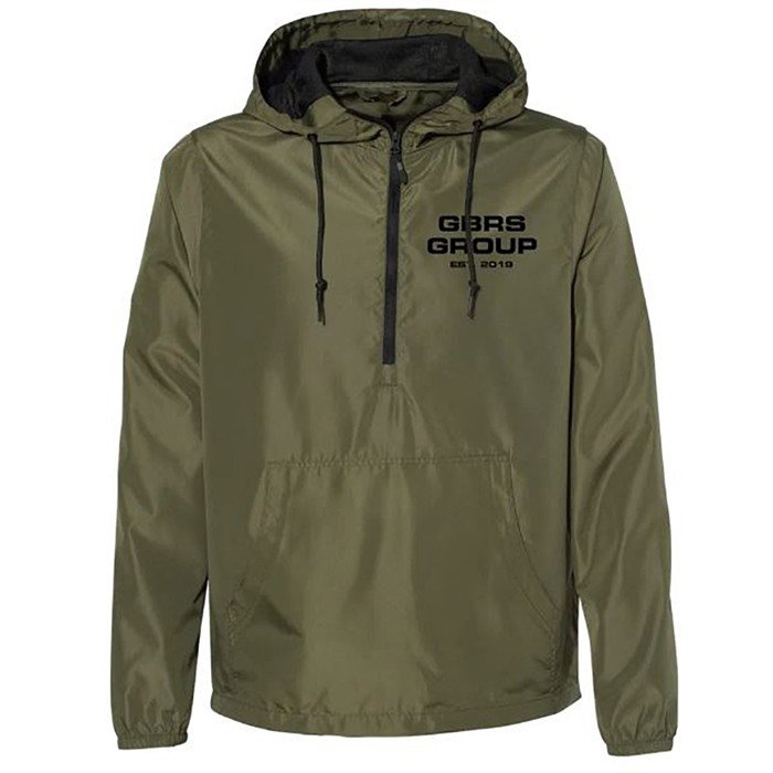 Buy GBRS Group WB-GRNBLK-INS25-2XL Instructor Windbreaker Army Green 2XL online