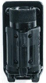 Uncle Mikes Clip-On Tactical Light Holder in Black #50301