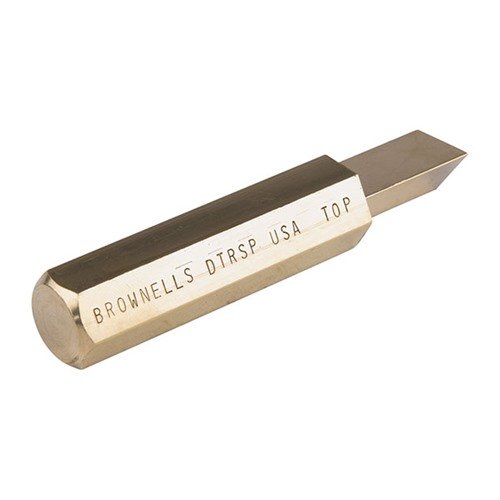 Brownells Dovetail Rear Sight Drift Punch .480" Base Width Brass - Brownells