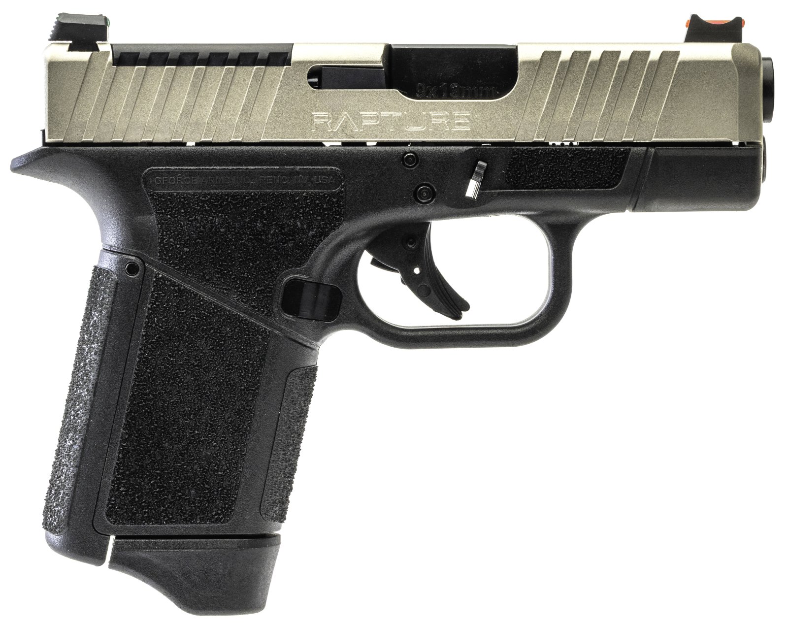 Buy Gforce Arms GF932512BN RAPTURE 9mm 3.25" Nickel Semi-Auto Pistol online