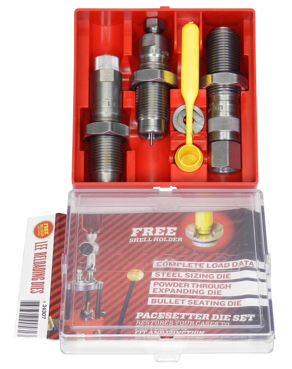 Buy Lee Precision 90563 Pacesetter 3-Die Set for 375 Win Rifle Reloading online