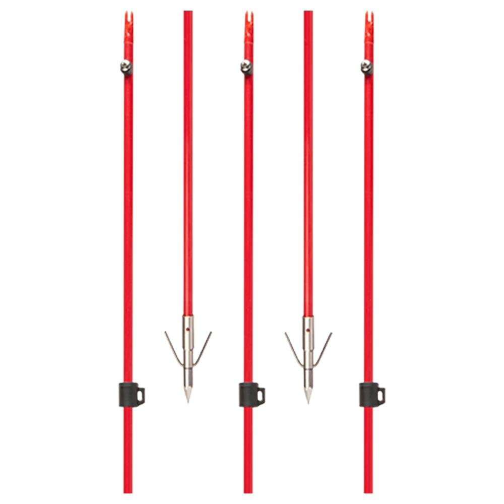Cajun Bowfishing Fiberglass Arrow With Piranha Lon - Escalade Sports DBA Bear Archery