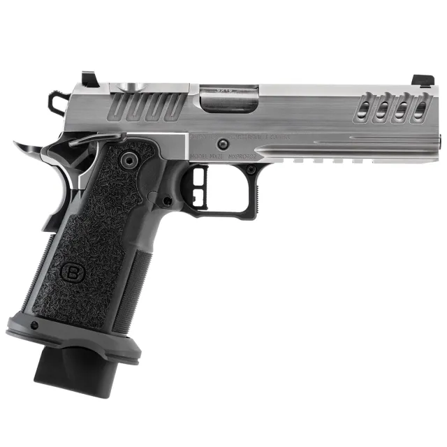 Bersa M2XL Stainless Single Action Only Semi-automatic Metal Frame Pistol - BERSA - 9MM for sale at TheGunDock