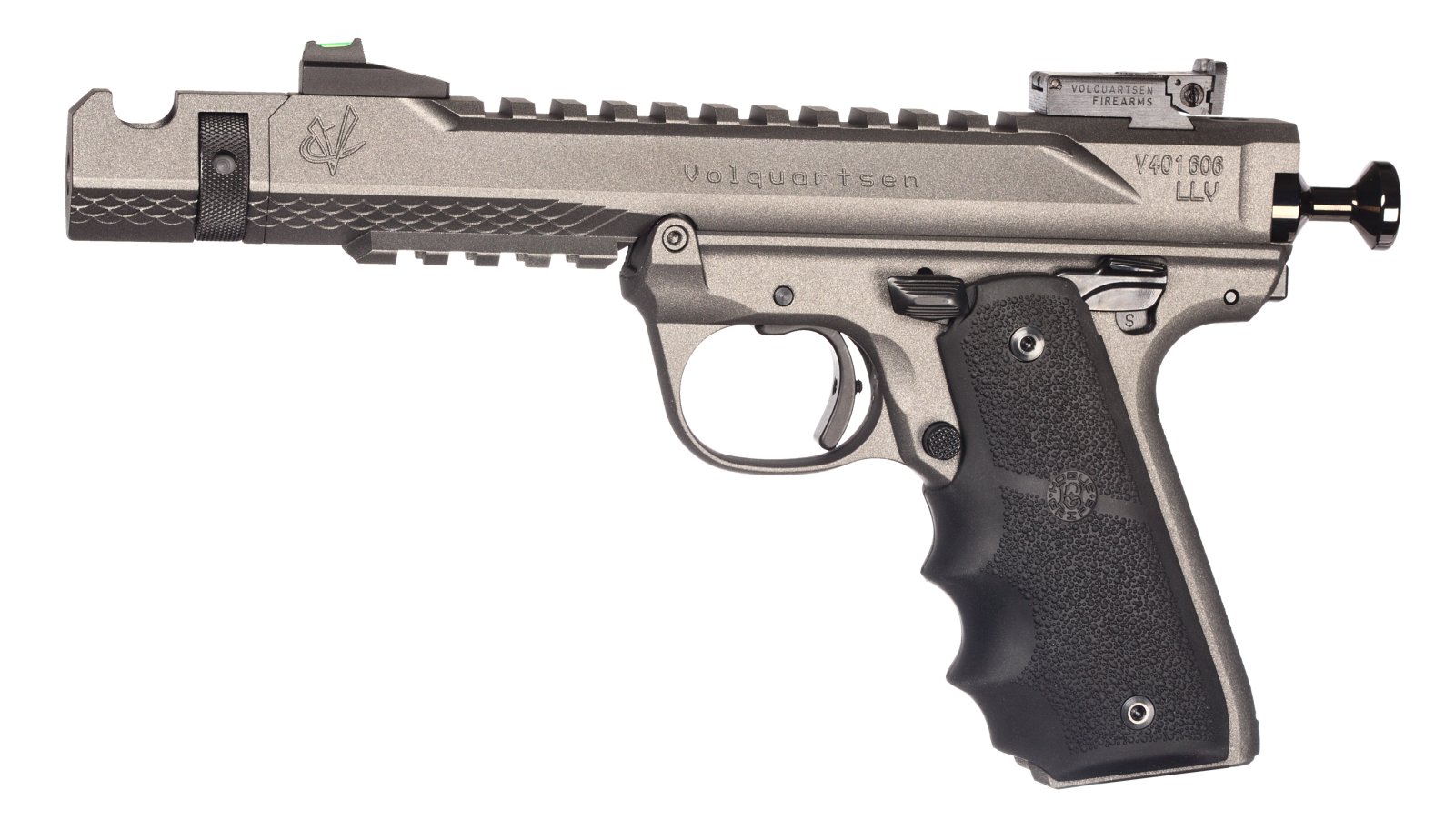 Volquartsen Black Mamba 22 LR 4.5 in Cerakote Tungsten 10+1 Pistol - Volquartsen - 22 LR
