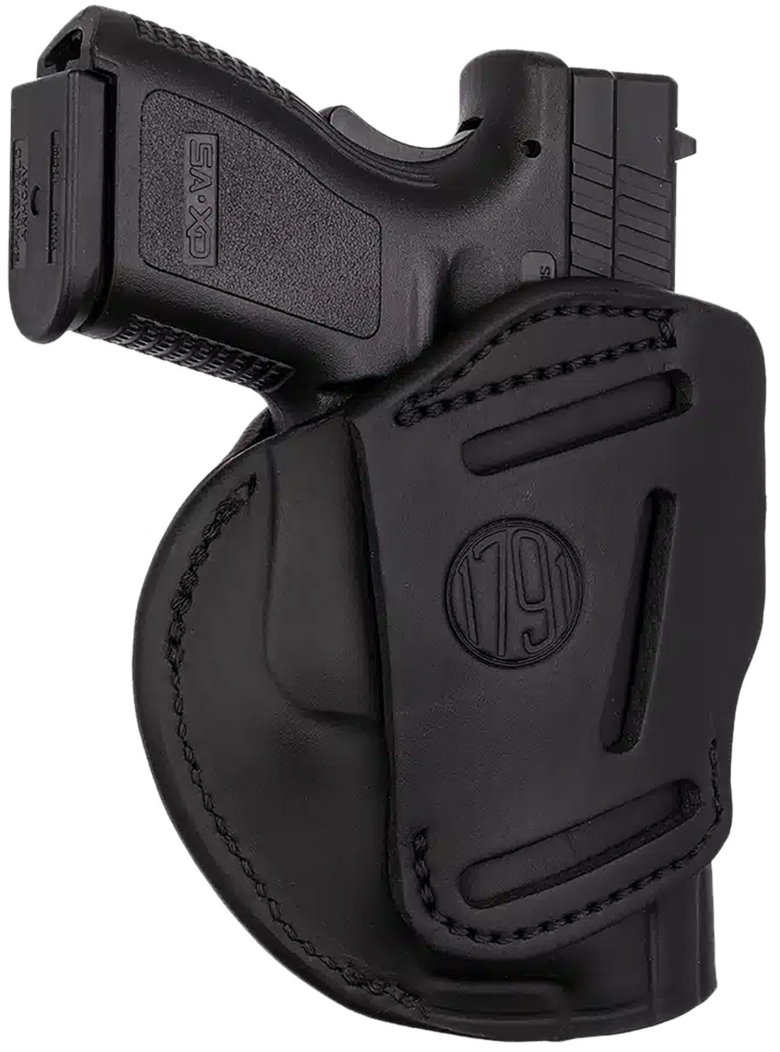 1791 Gunleather 4WH5SBLL Way Stealth Black Steer - 1791 Gunleather - STEALTH BLACK