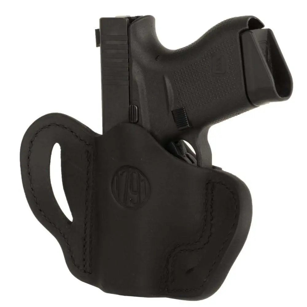 1791 Gunleather OR-BHC-SBL-R Holster Compact Stealth Black Right Hand - 1791 Gunleather - STEALTH BLACK