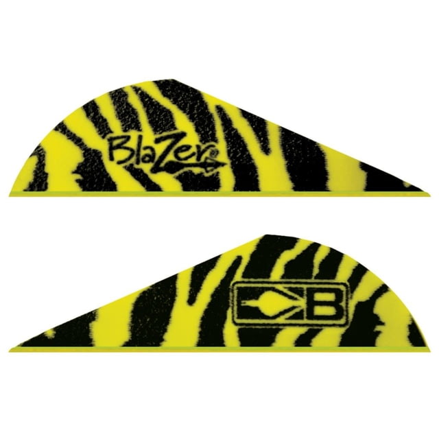 Bohning Blazer Vanes Yellow Tiger 100 pk. 10832YT2 Universal Crossbow Archery