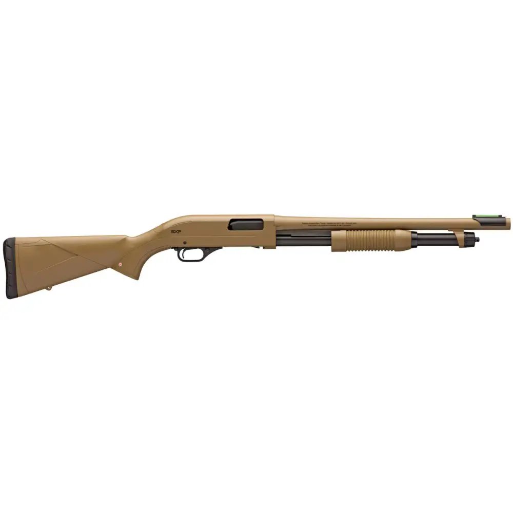 Winchester Repeating Arms SXP Defender 512326395 12 Gauge 18" 5+1 3" Pump-Action Shotgun Dark Earth - Winchester - 12 Gauge