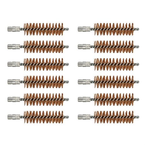 Brownells Chamber Brush Bronze 20 Gauge 5/16"-27 Thread 12 Pack - Brownells - 20 GAUGE