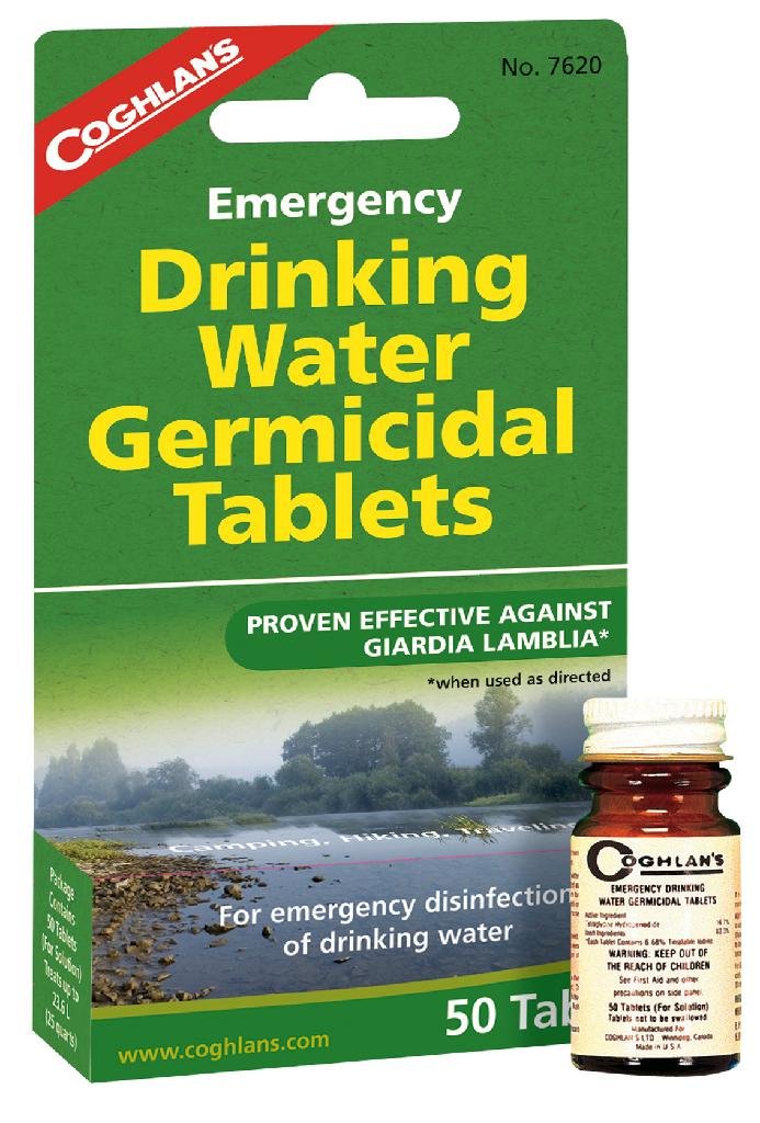 Buy COGHLAN'S Drinking Water Tablets Treats up to 25 Qt Iodine-Based online