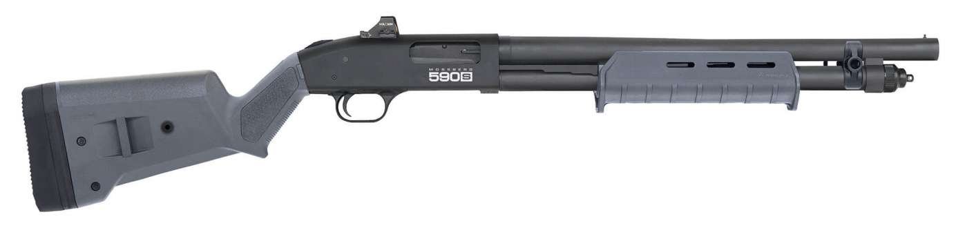 Mossberg 590S Pump-Action 12 Gauge 18.5 in Matte Blue 5+1 Capacity - Mossberg - 12 Gauge