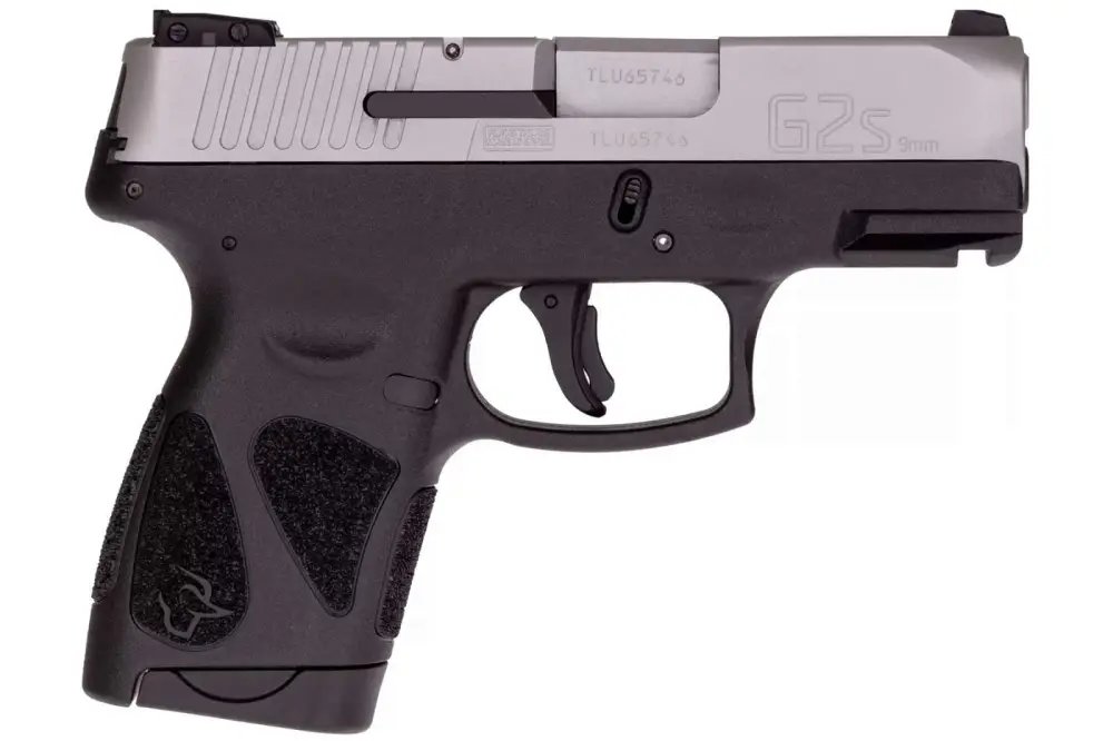 Taurus G2S Slim 9mm Sub-Compact Pistol, Stainless Steel & Black, 7-Round Capacity, 3.25" Barrel - Taurus International Manufacturing, Inc. - 9mm
