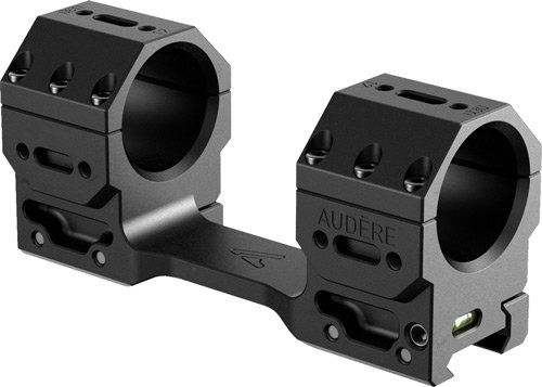 Audere AD0007A Adversus 30mm Medium Scope Mount Black 7075-T6 Aluminum - Audere