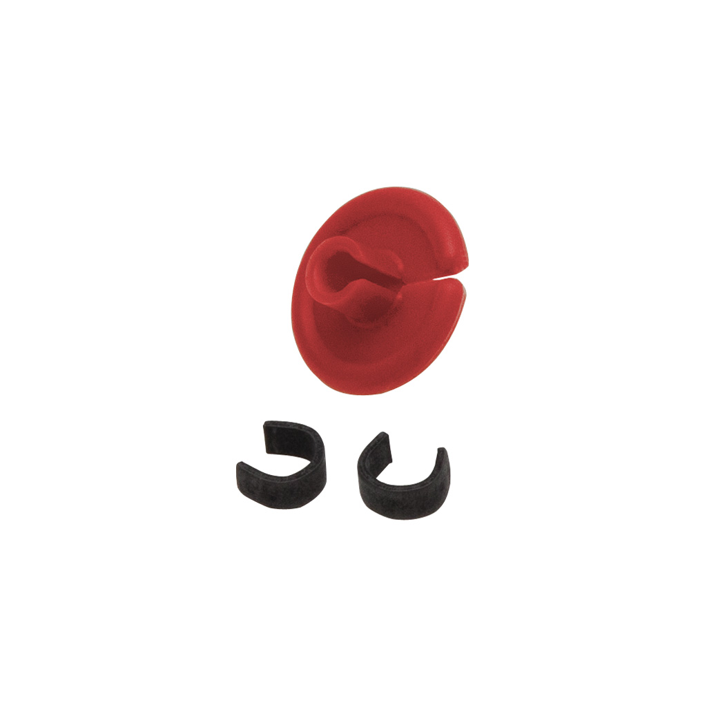 October Mountain 60778 String Love 2.0 Kisser Button Red 25-Pack
