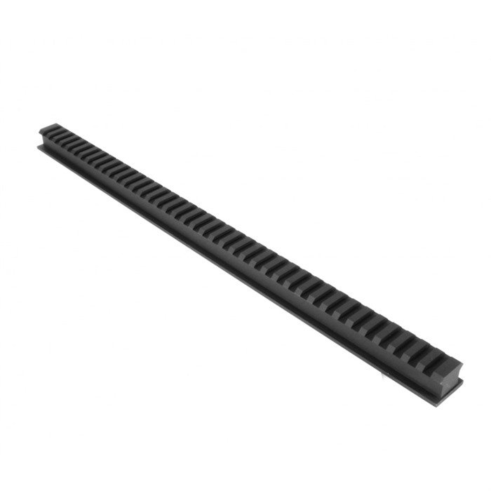 EGW 89020 7075 Aluminum Picatinny Rail Blank Black 16"