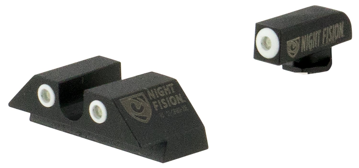 Night Fision GLK003007WGW Tritium Night Sights Glock 42/43/43X - Nightforce Optics - STEEL