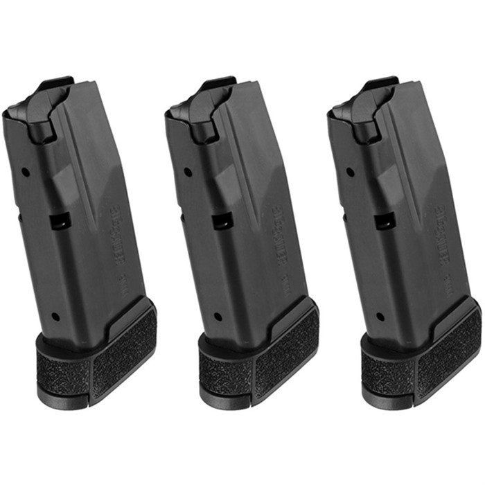 Buy Sig SAUER, INC. P365/X/XL MAG W/FINGER EXTENSION 9MM LUGER 12RD BLACK 3/PACK online
