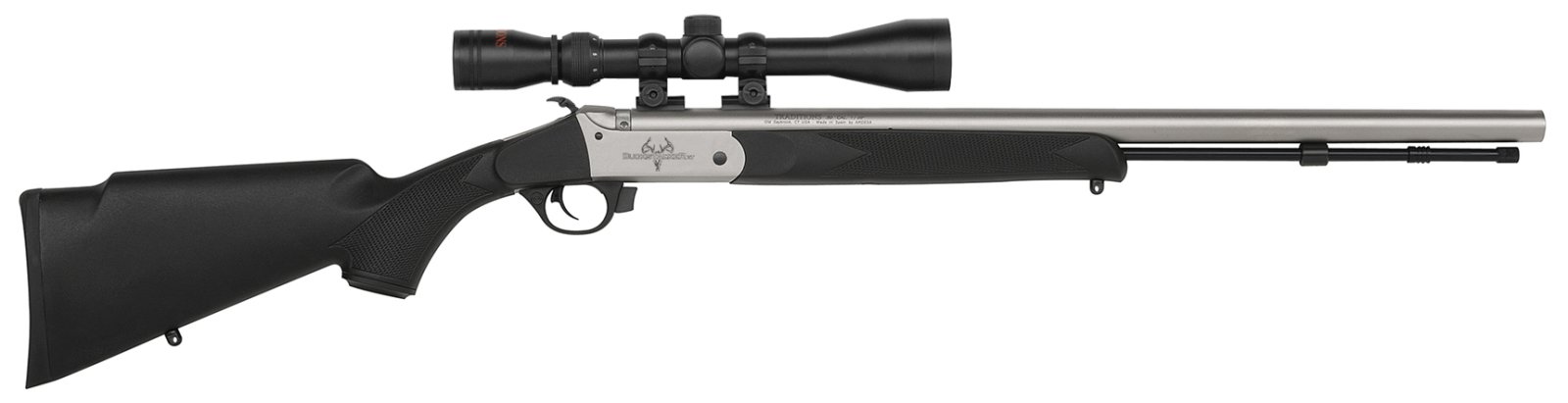 Buy Traditions Buckstalker XT 50Cal 24in Black/SS Cerakote 3-9x40 Scope online